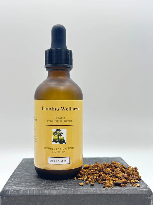 Bottle of Lumina Wellness product on a white background